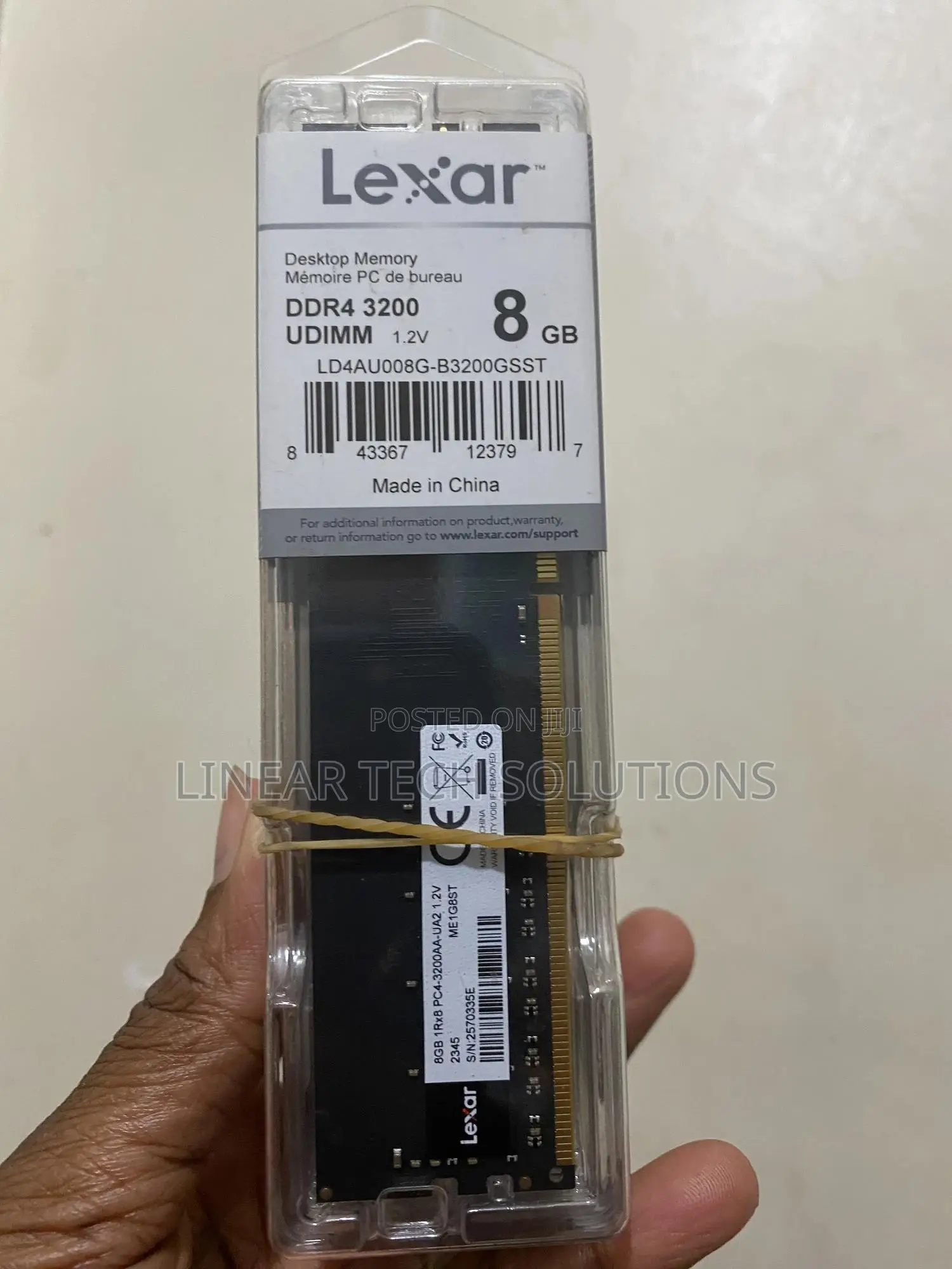 Lexar 8gb Single Ddr4 Udimm Ram (Available In All Capacities)