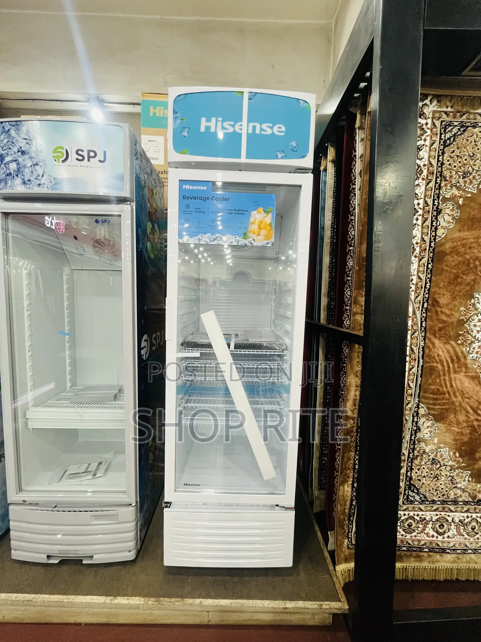 Hisense 500 Liters Beverage Cooler Display Refrigerator