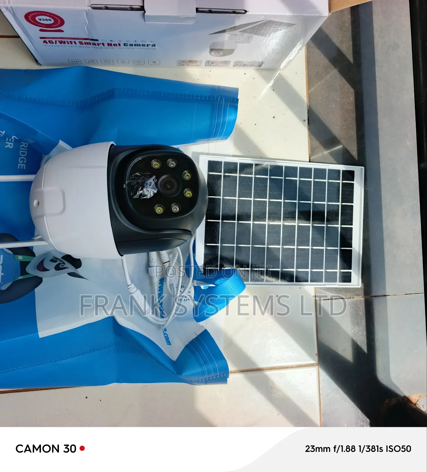 CCTV Cameras Powered by Solar Energy