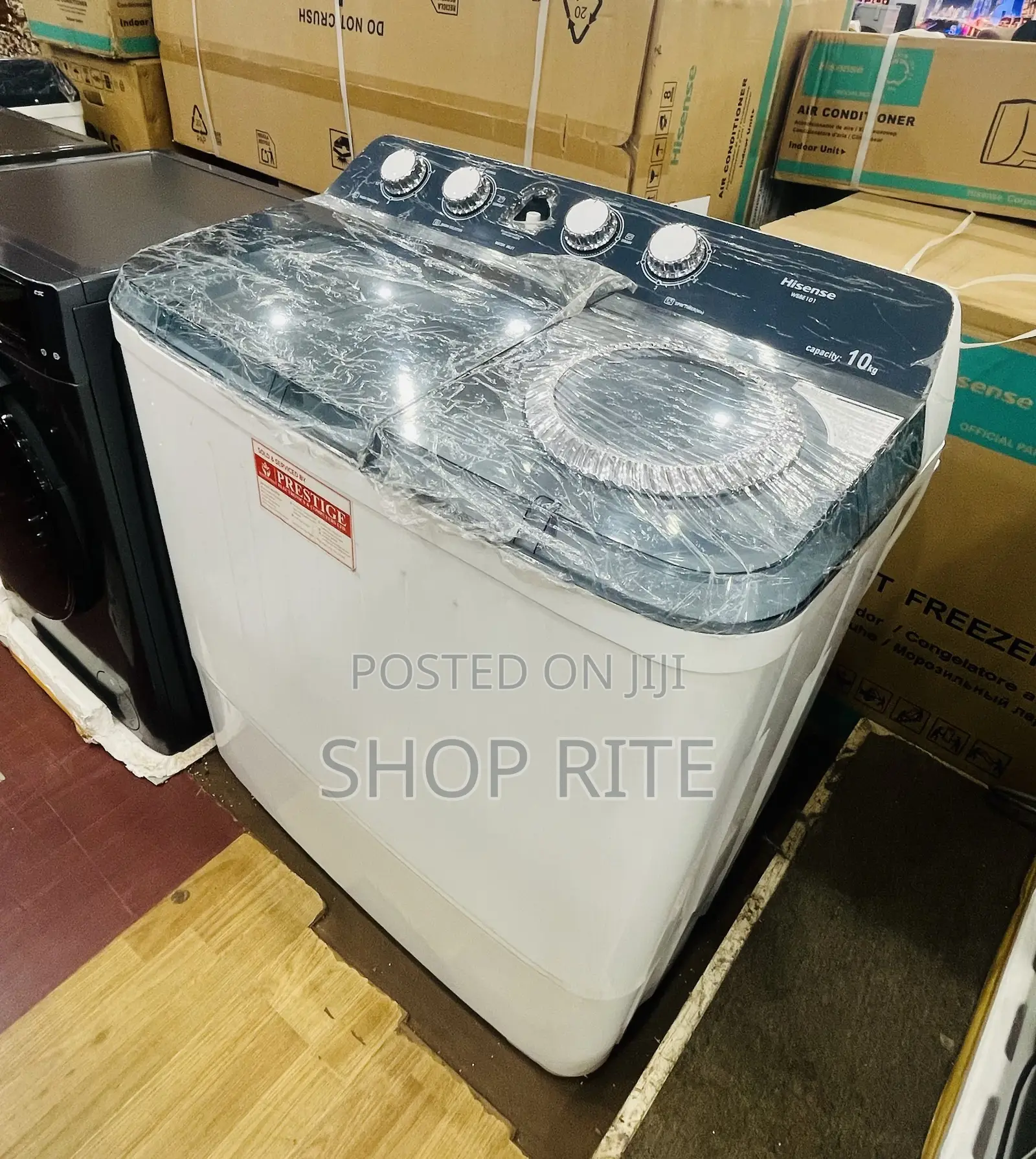 Brand New Hisense 10 KGS Top Loader Twin Tub Washing Machines