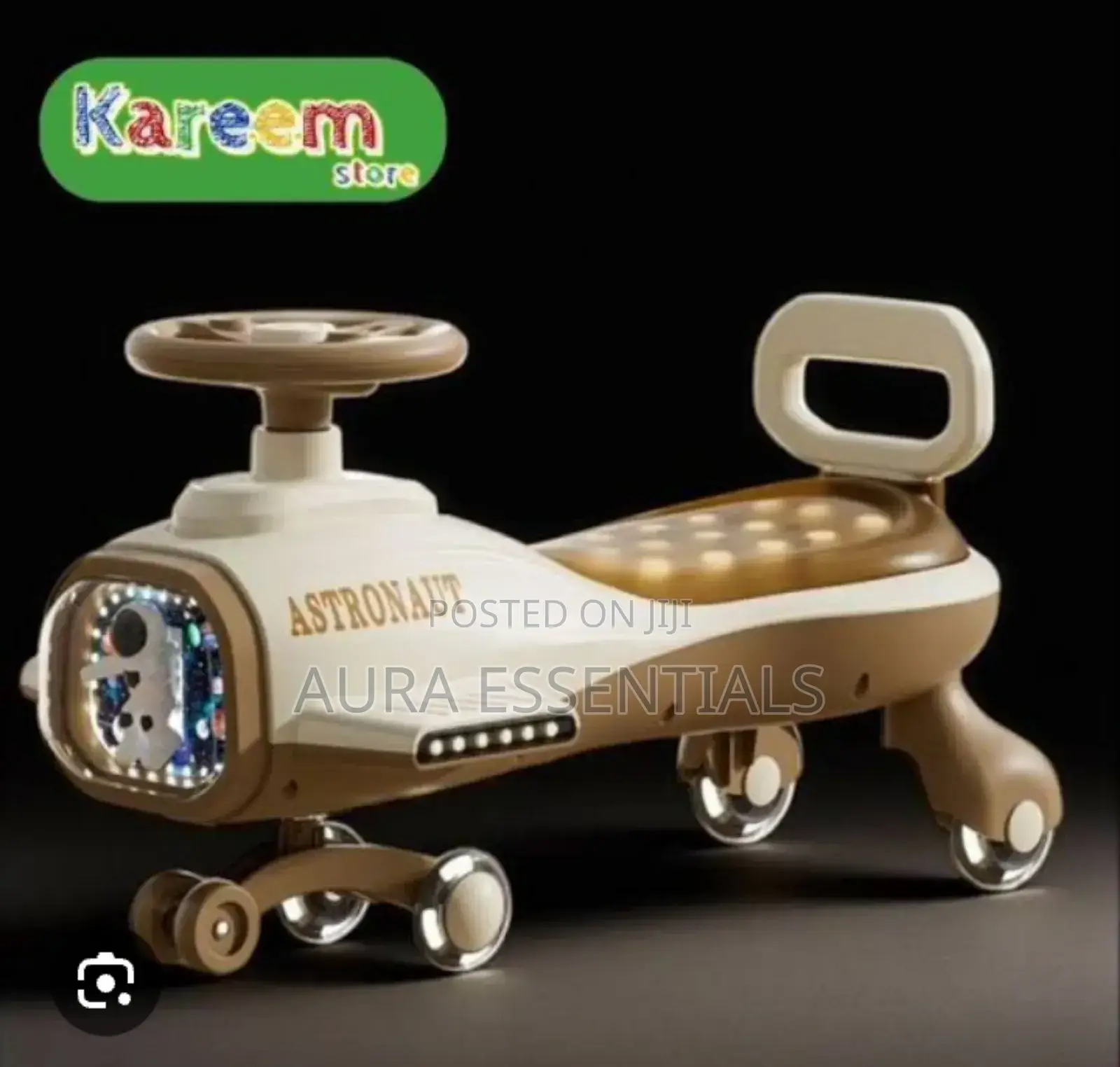 Kids Astronaut-themed Swing Car