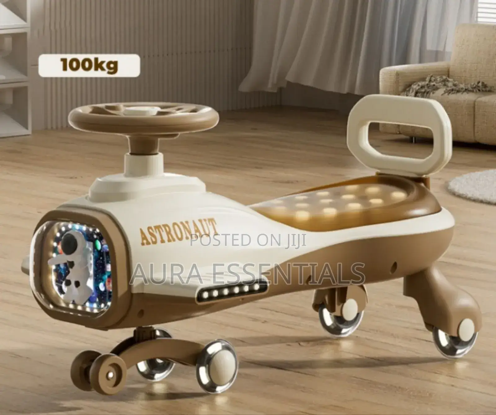 Kids Astronaut-themed Swing Car