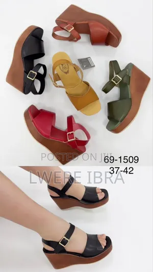 Maroon Wedge Sheos for Ladies