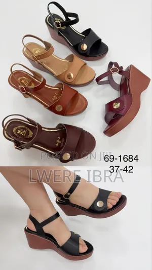Maroon Wedge Sheos for Ladies