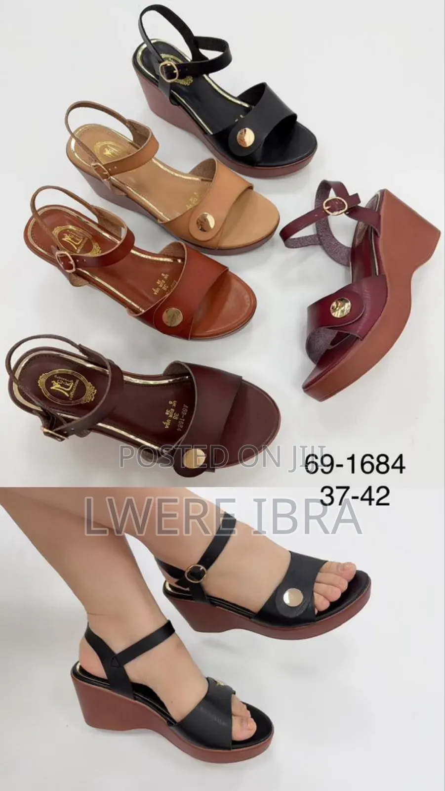 Maroon Wedge Sheos for Ladies