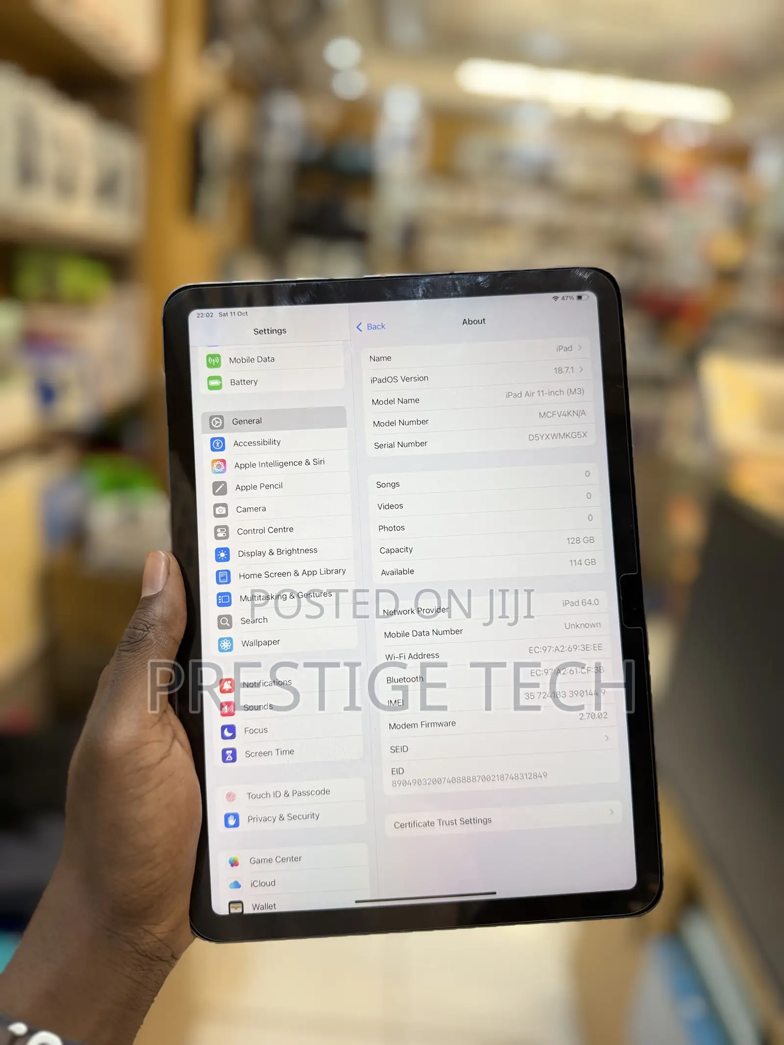 Apple iPad Air 13 (2025) 128 GB Gray