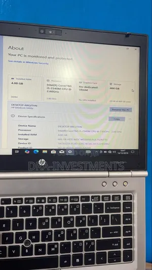 New Laptop HP EliteBook 8470P 8GB Intel Core I5 HDD 500GB