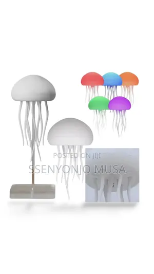 Jellyfish Mood Light Lamp | Sound-Activated Led Night Light