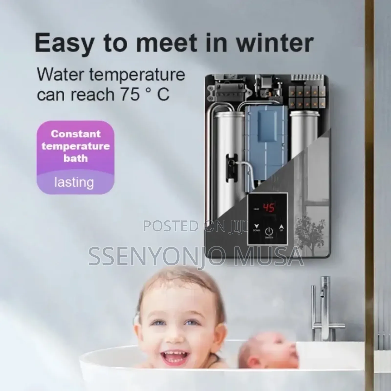 Electric Tankless Water Heater 110v | 4500w Instant Hot Water Heater