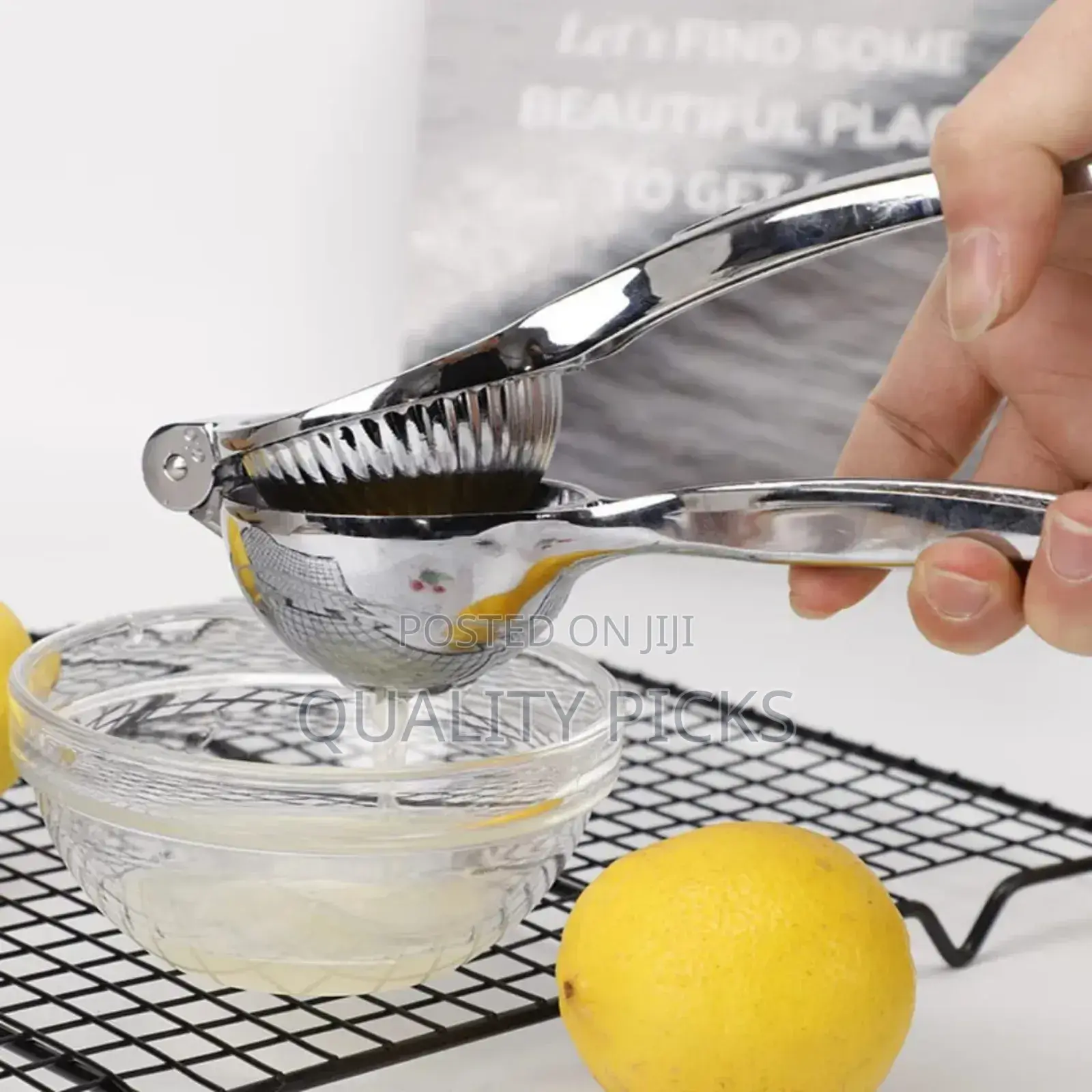 Stainless Steel Oranges / Lemon Squeezer Clip.