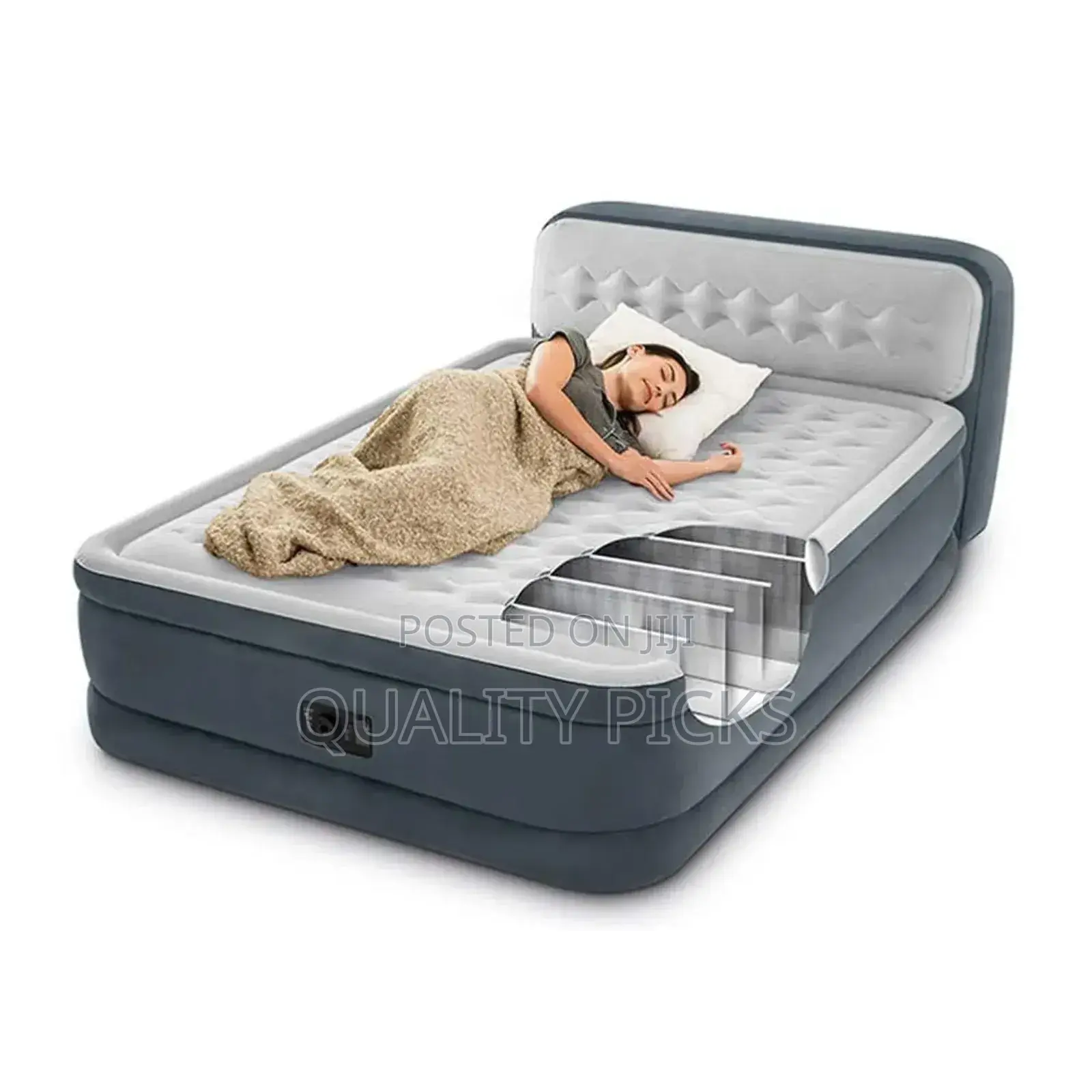Deluxe Intex Dura Beam Air Mattress.