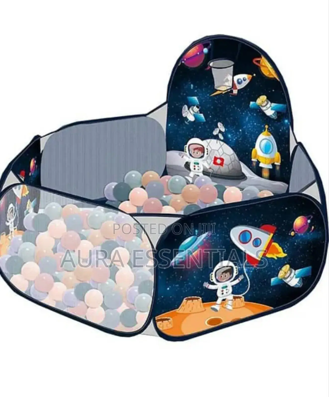 Kids Pop Up Space Play Tent With 100 Balls