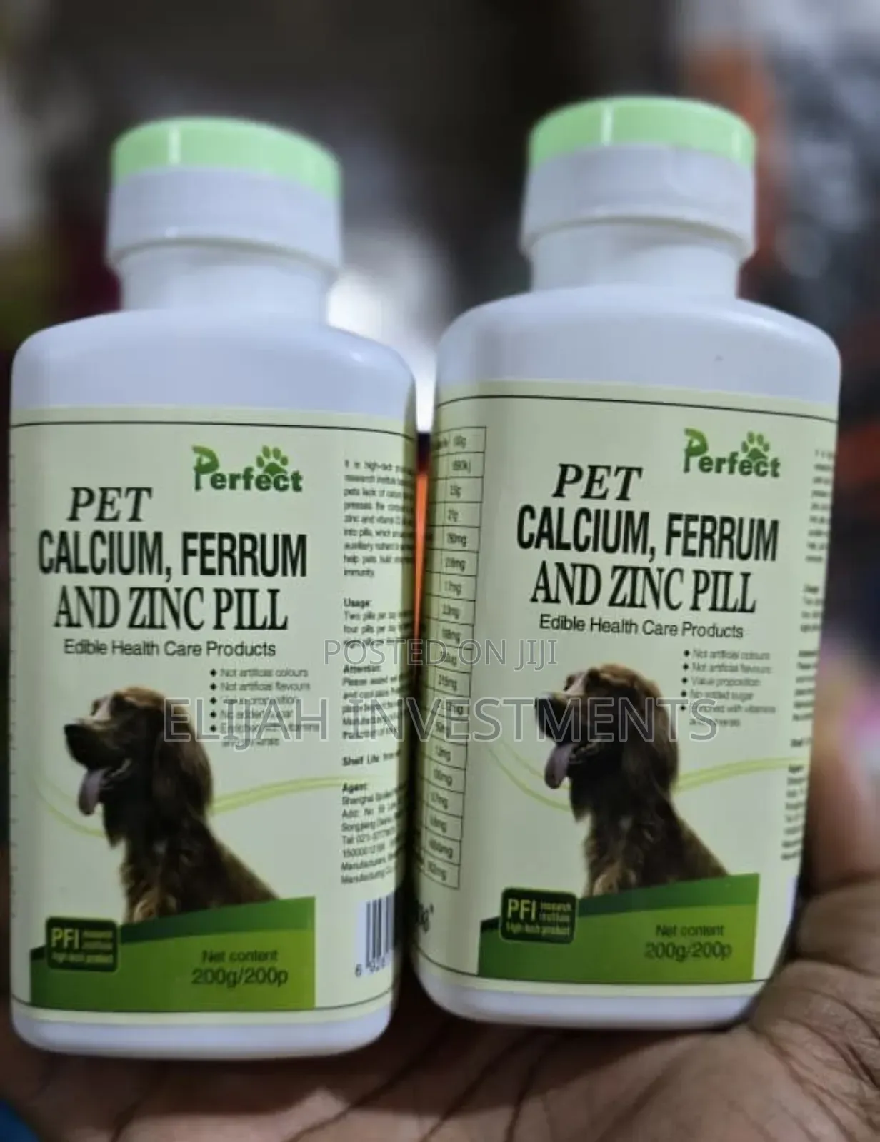Perfect Pet Calcium, Ferrum and Zinc Pills
