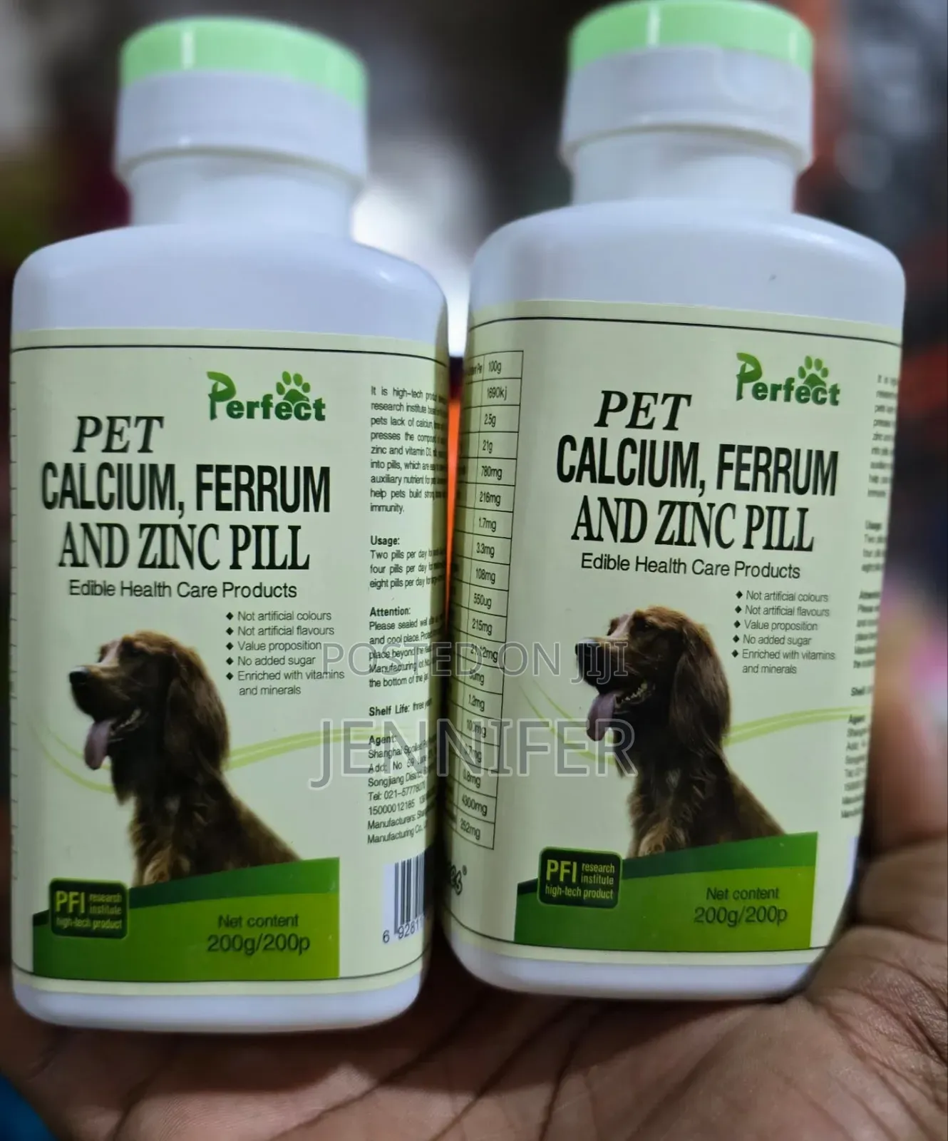 Perfect Pet Calcium, Ferrum and Zinc Pills