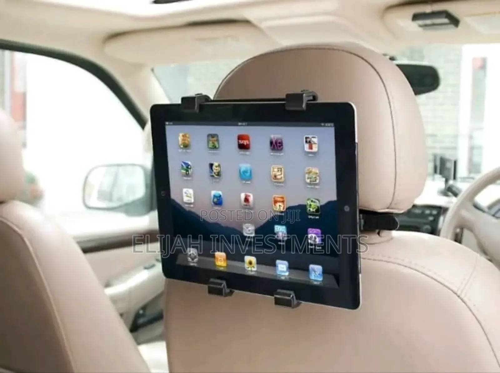 360 Rotating Back Seat Headrest Holder for All Tablets Universal