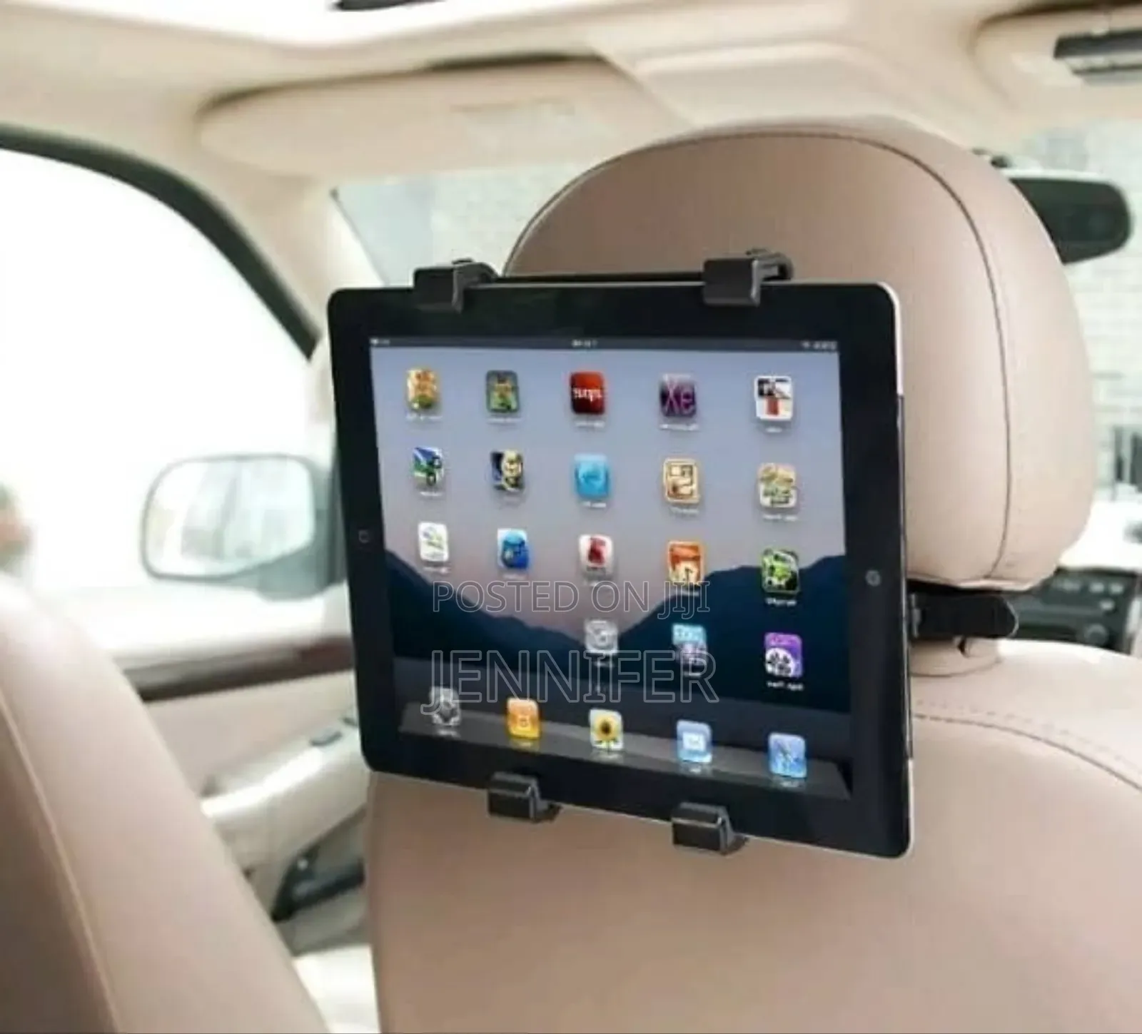 360 Rotating Back Seat Headrest Holder for All Tablets Universal Fits