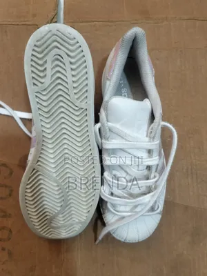 White Adidas Superstar Sneakers