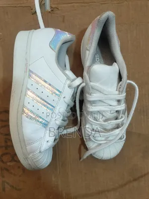 White Adidas Superstar Sneakers