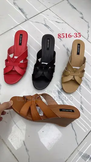 Leather Women’S Push-Ins Wedges