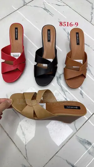 Leather Women’S Push-Ins Wedges