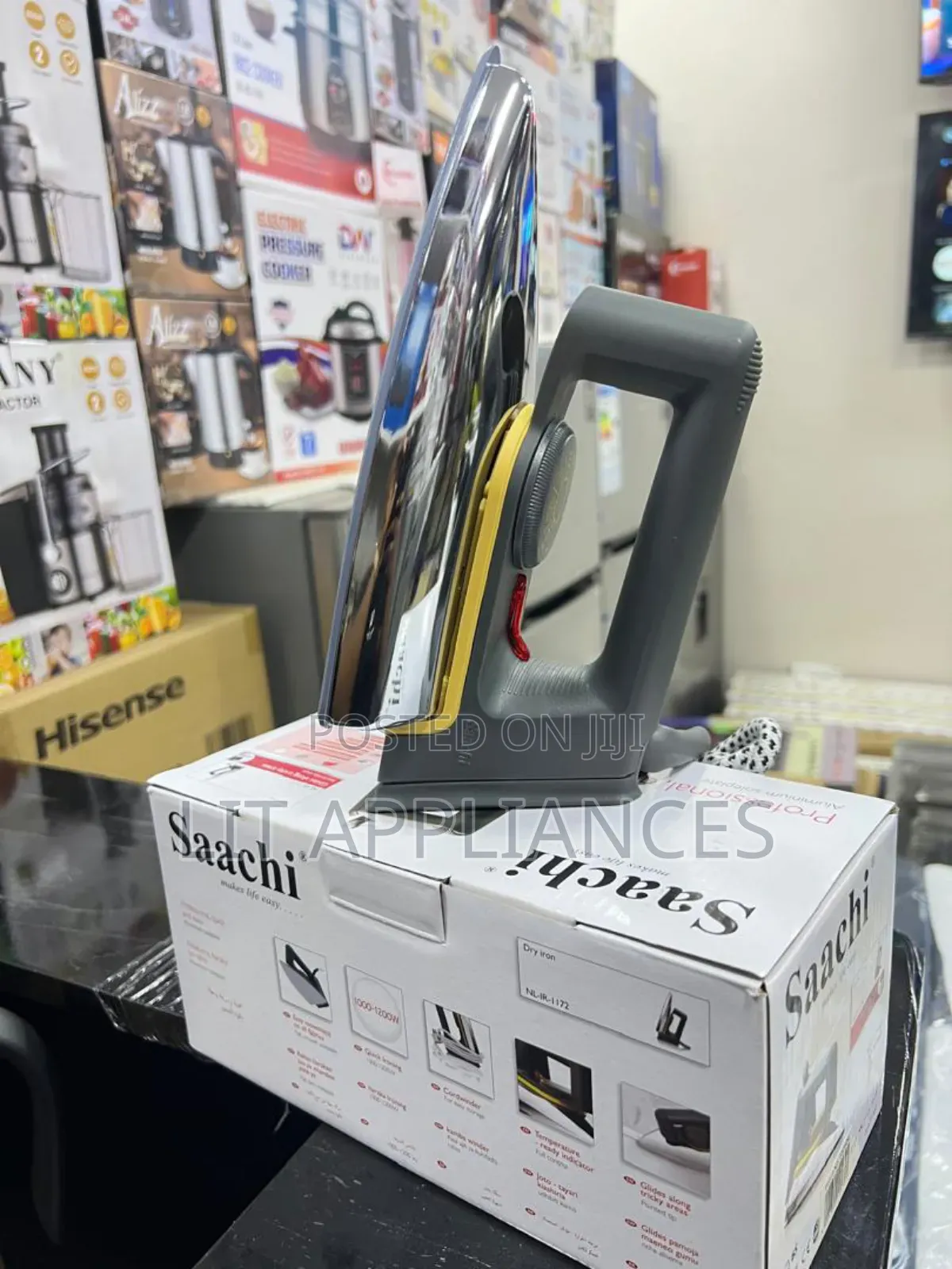 Saachi Dry Iron With an Over Heat Protection.