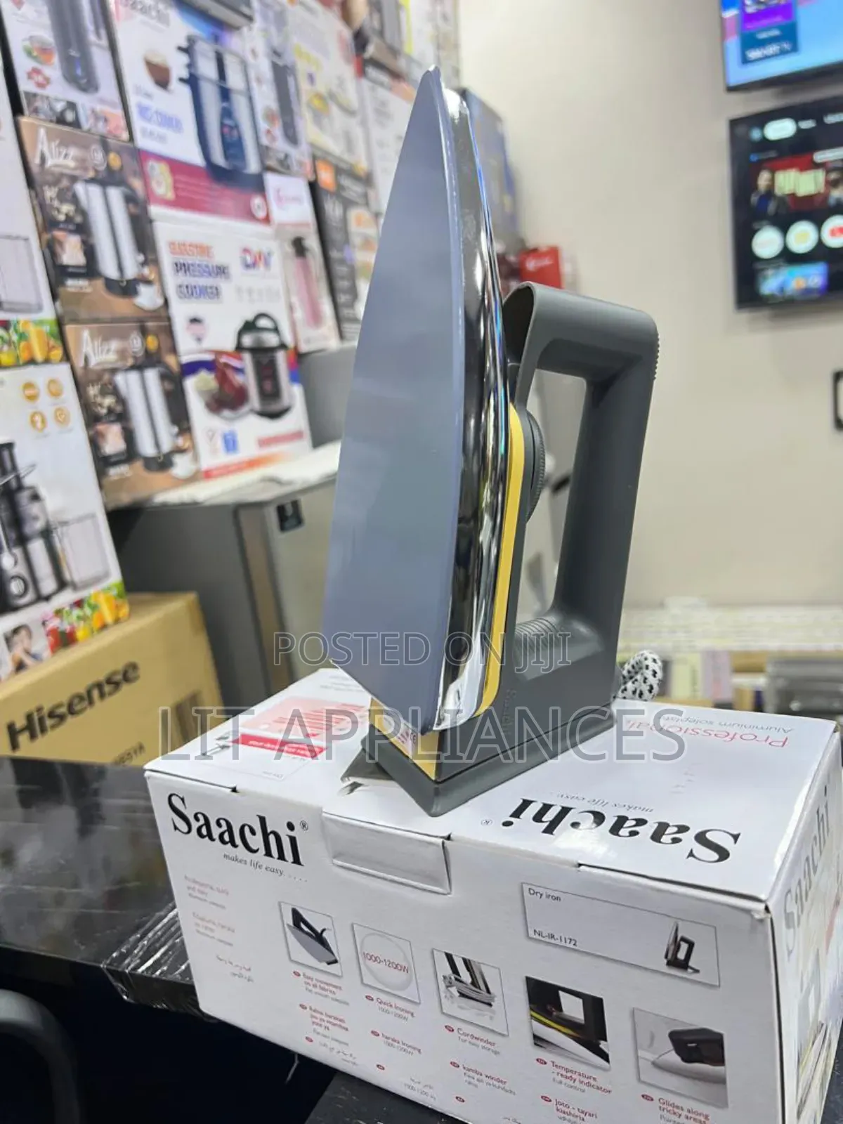 Saachi Dry Iron With an Over Heat Protection.