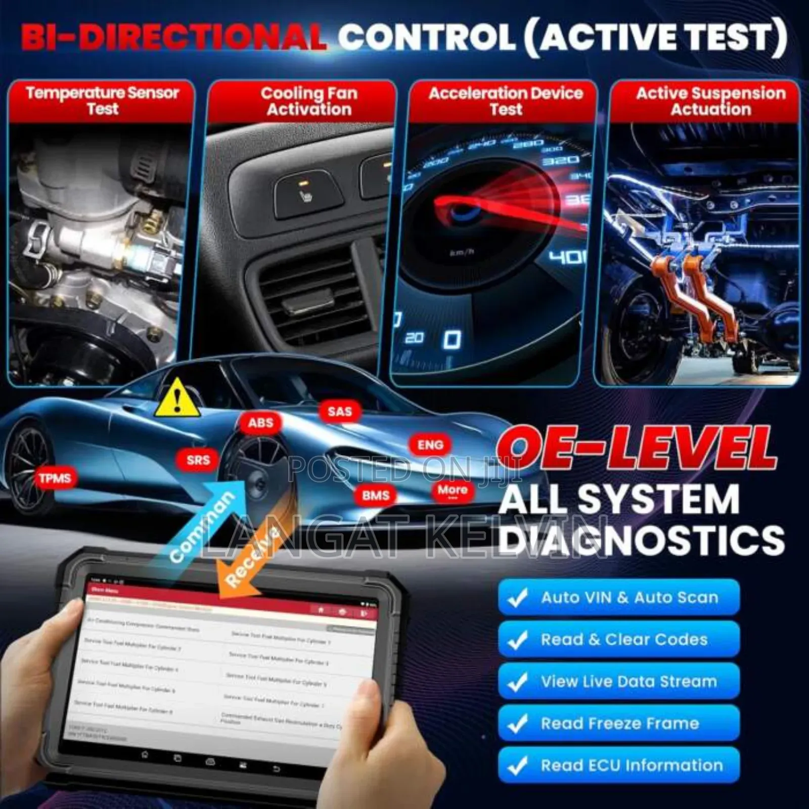 Launch X431 Pro3s+ Elite Car Diagnostic Tool