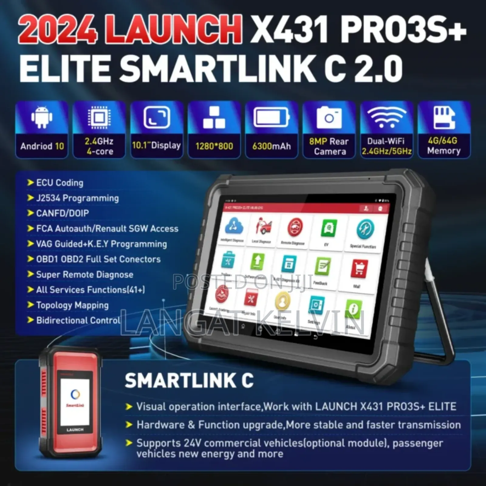 Launch X431 Pro3s+ Elite Car Diagnostic Tool