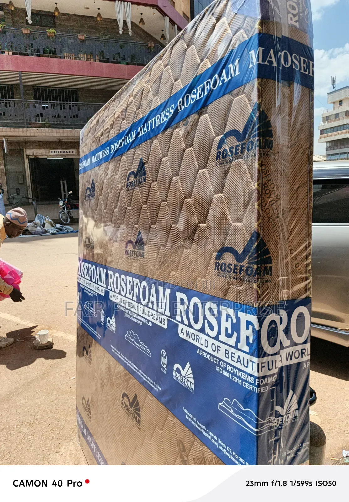 4x6 By6 Inches Rose Foam Mattress High Density