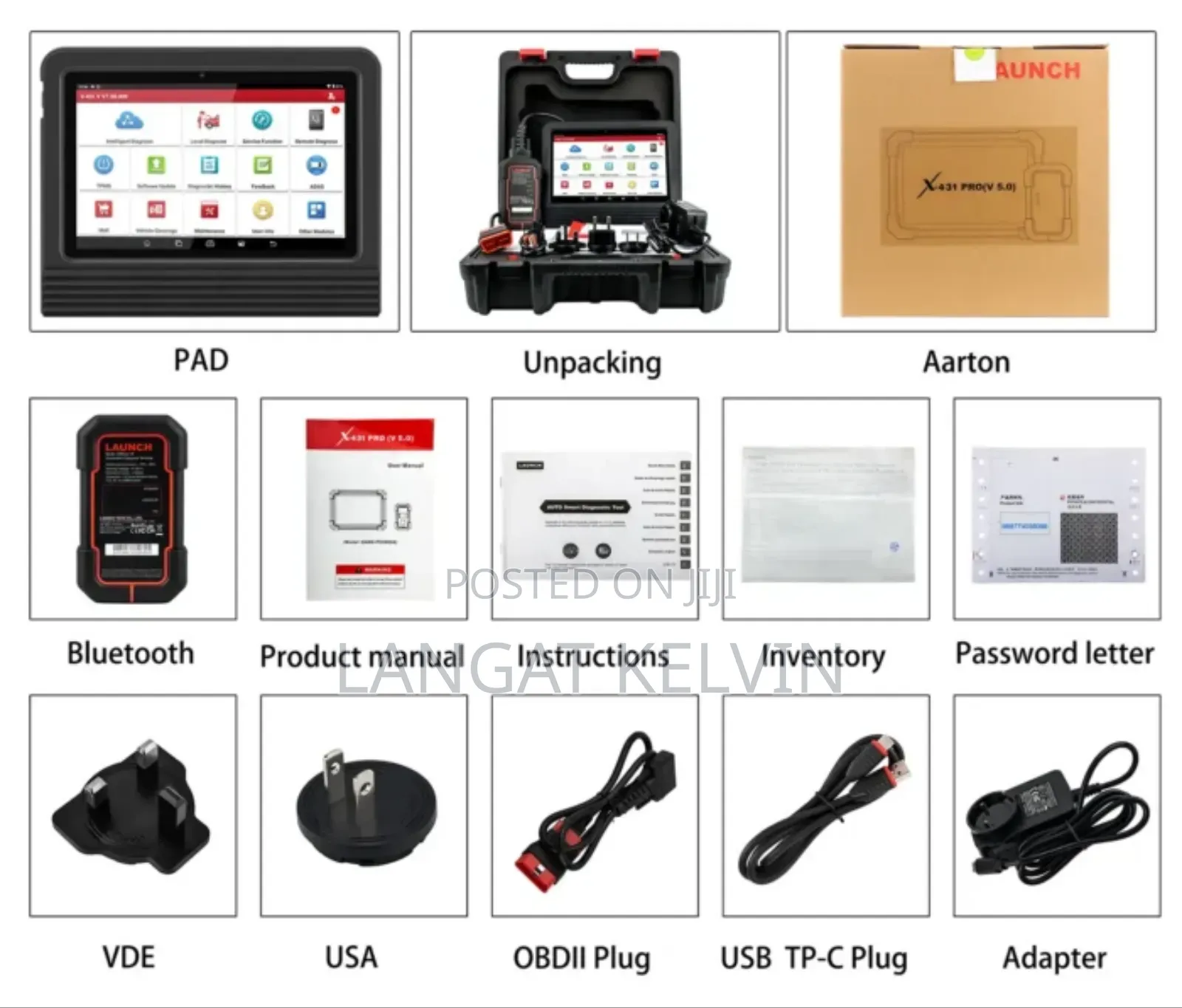 Original Launch X431 Pro V5.0 Car Diagnostic Tool