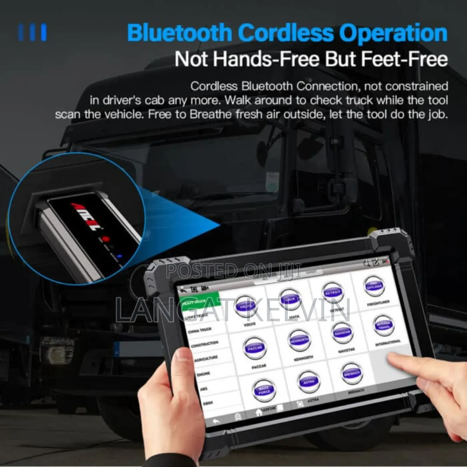 Original Ancel X7 Hd 24v Truck Obd2 Diagnostic Scanner