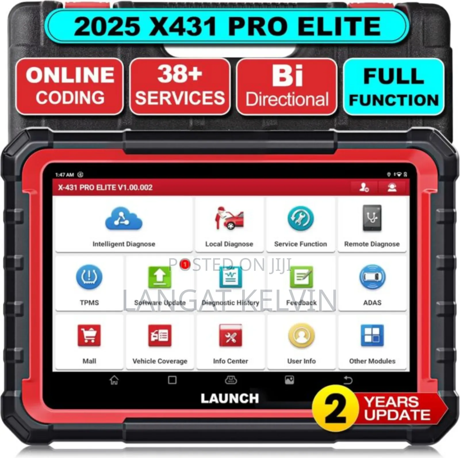 New Original Launch X431 Pro Elite Car Diagnostic Scanner