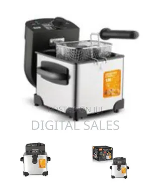 Raf 1.5l Bowl Capacity Basket Electric Fryer Stainless Deep Fryer