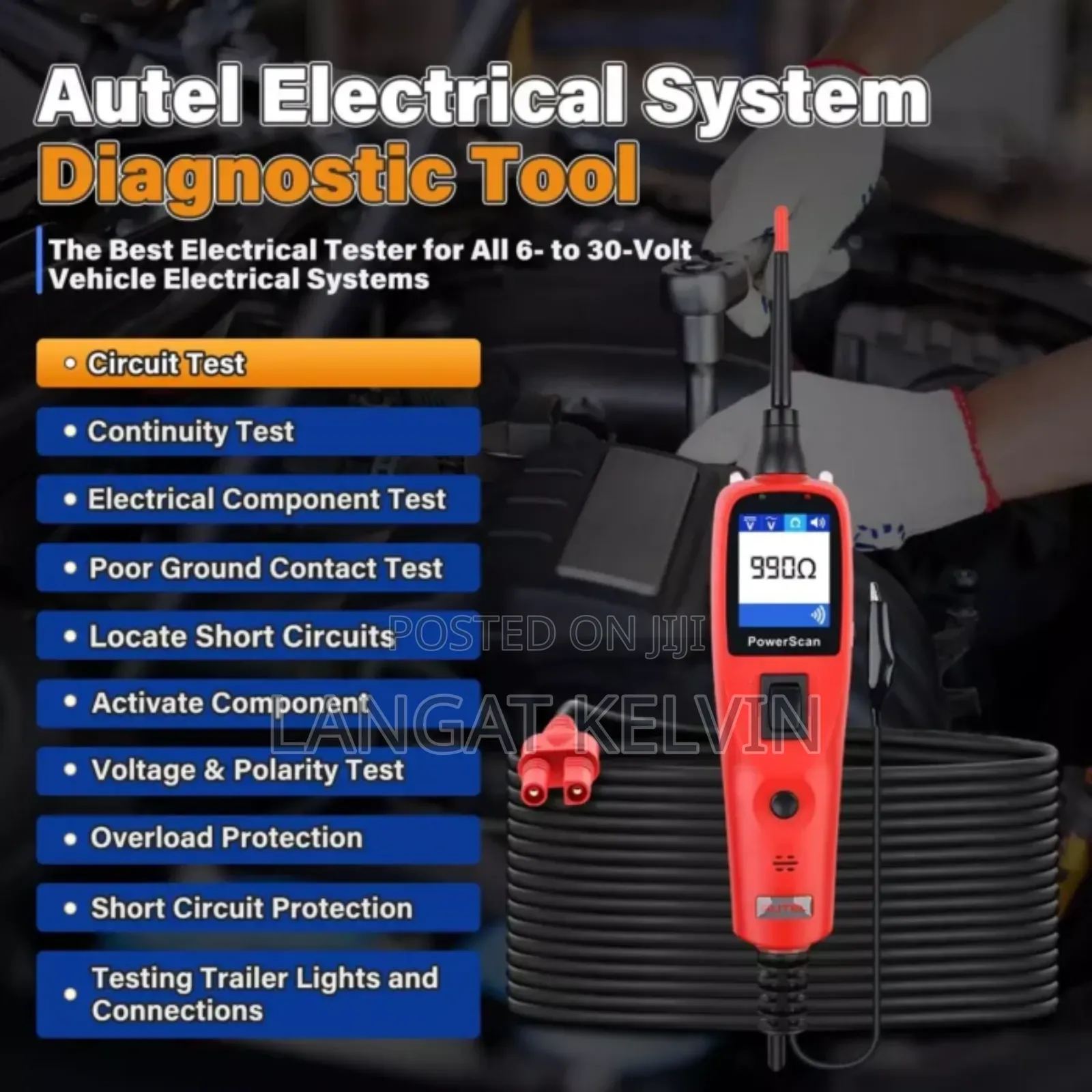 Original New Autel Powerscan Ps100 Circuit Tester