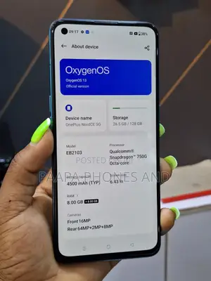 OnePlus Nord CE 5G 128 GB Blue