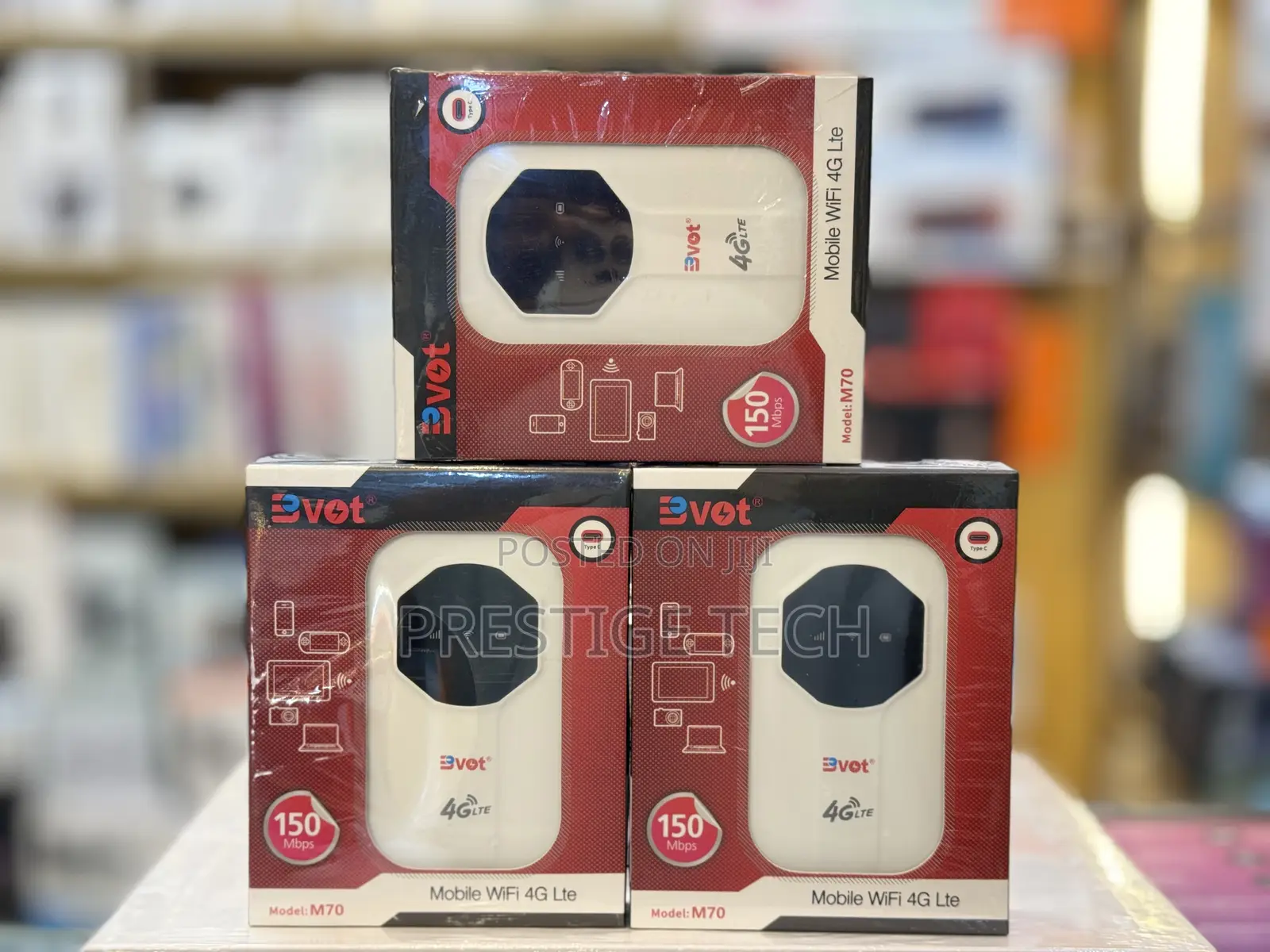 Bvot M70 Portable Wifi Router 4g Lte Mifi Fully Unlocked Lyca, Mtn Etc