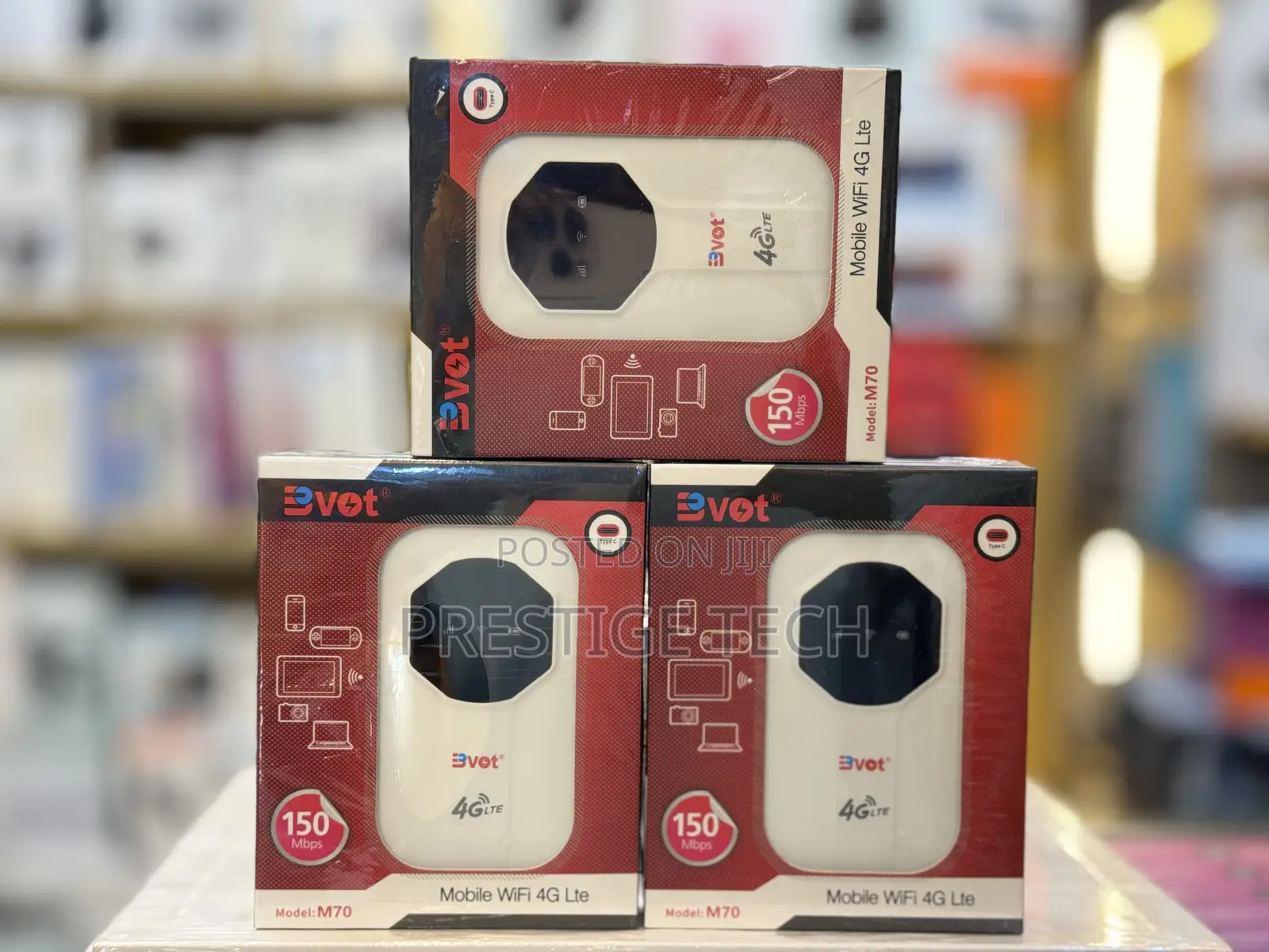 Bvot M70 Portable Wifi Router 4g Lte Mifi Fully Unlocked Lyca, Mtn Etc