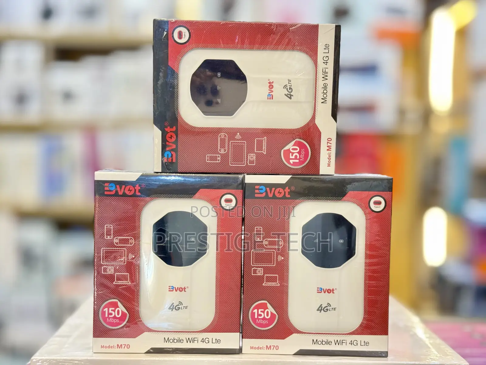 Bvot M70 Portable Wifi Router 4g Lte Mifi Fully Unlocked Lyca, Mtn Etc