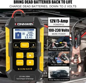 Original Konnwei Kw510 Battery Tester, Charger and Repairer