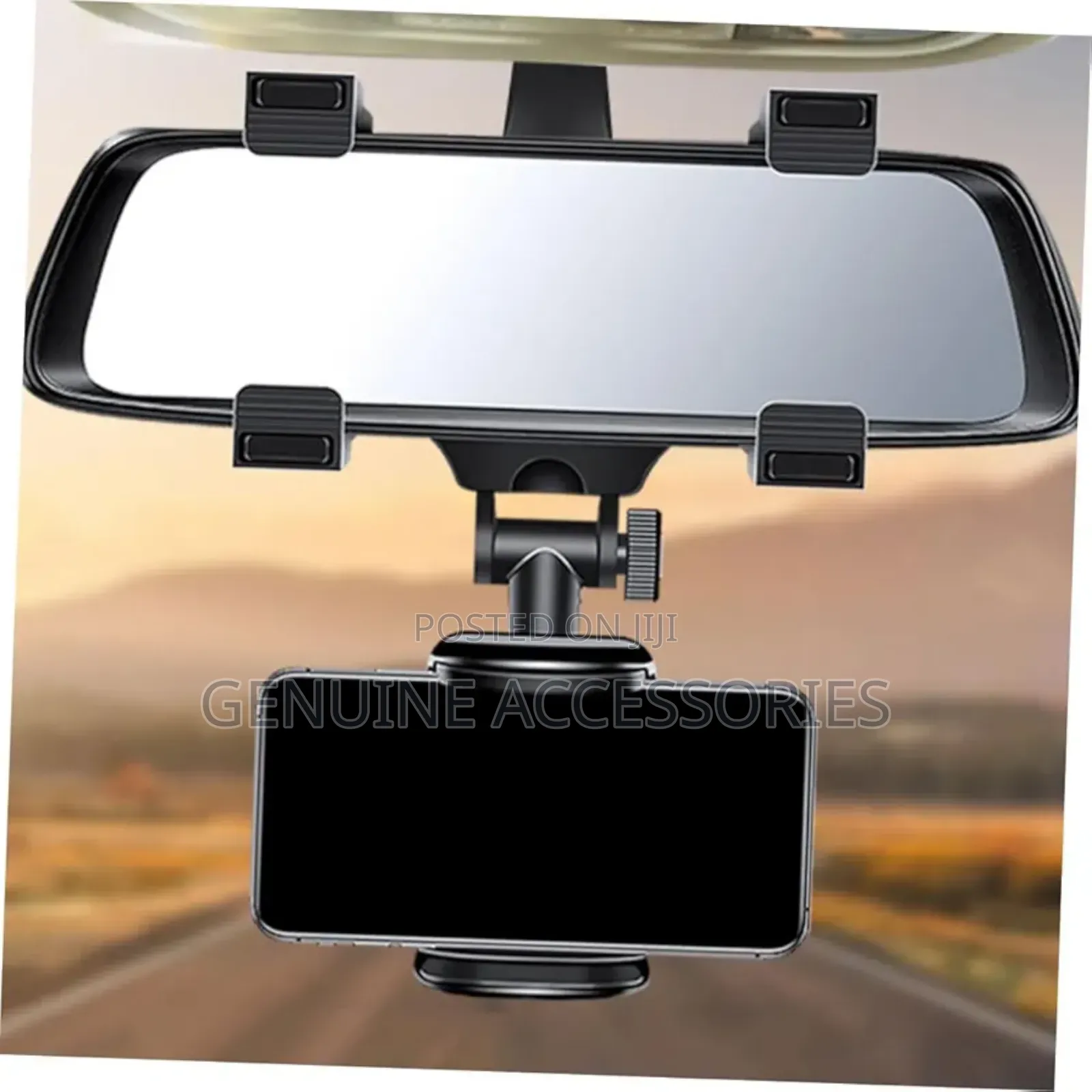 Rear View Mirror Phone Holder