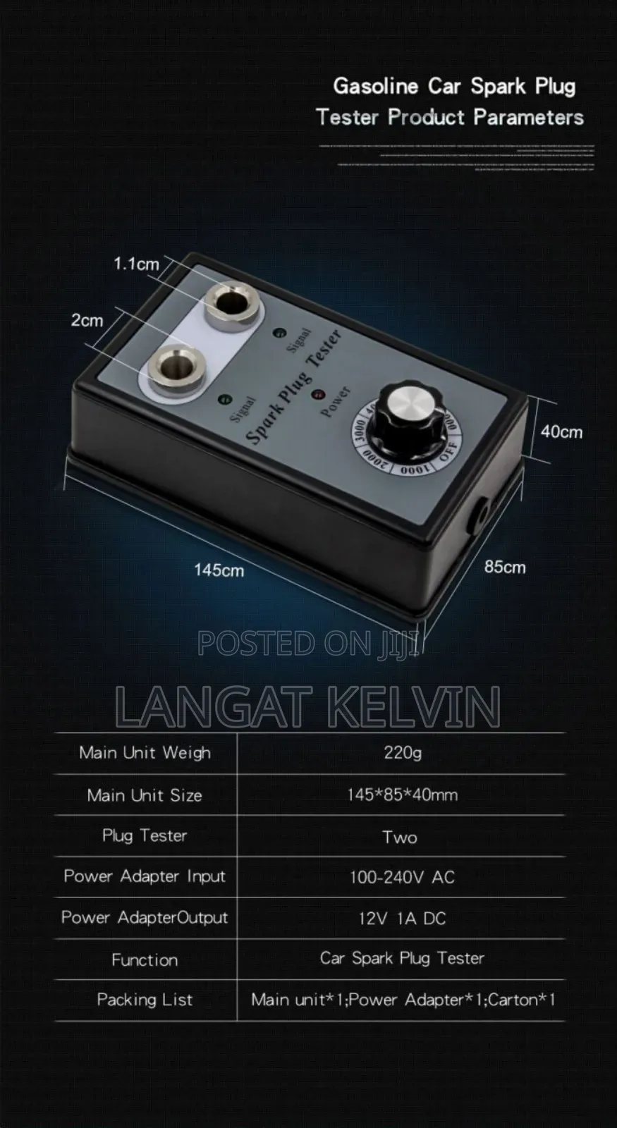 New Original Spark Plug Tester