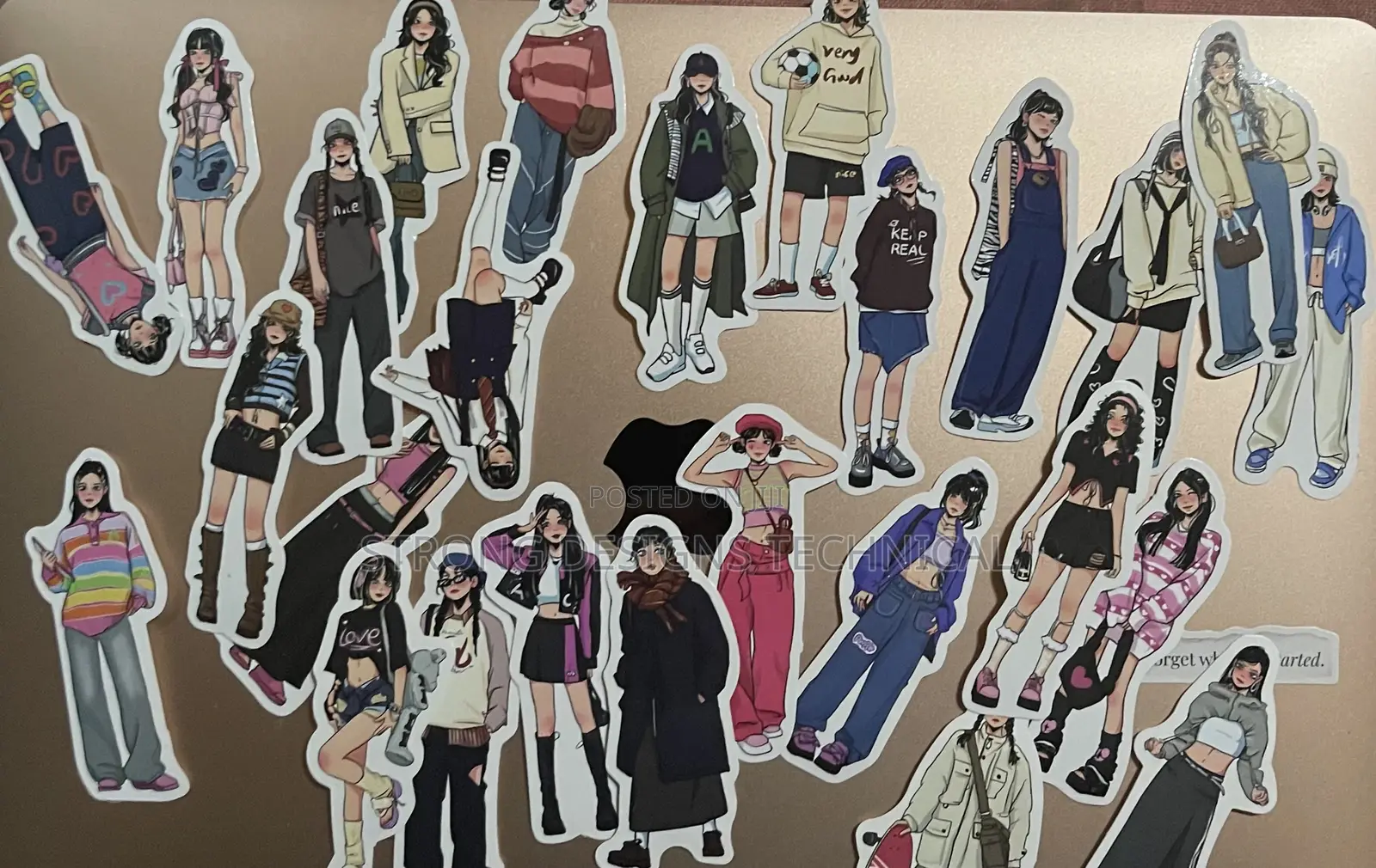 Cool Girl Stickers Stickers for Book Covers/ Laptops/ Playstation