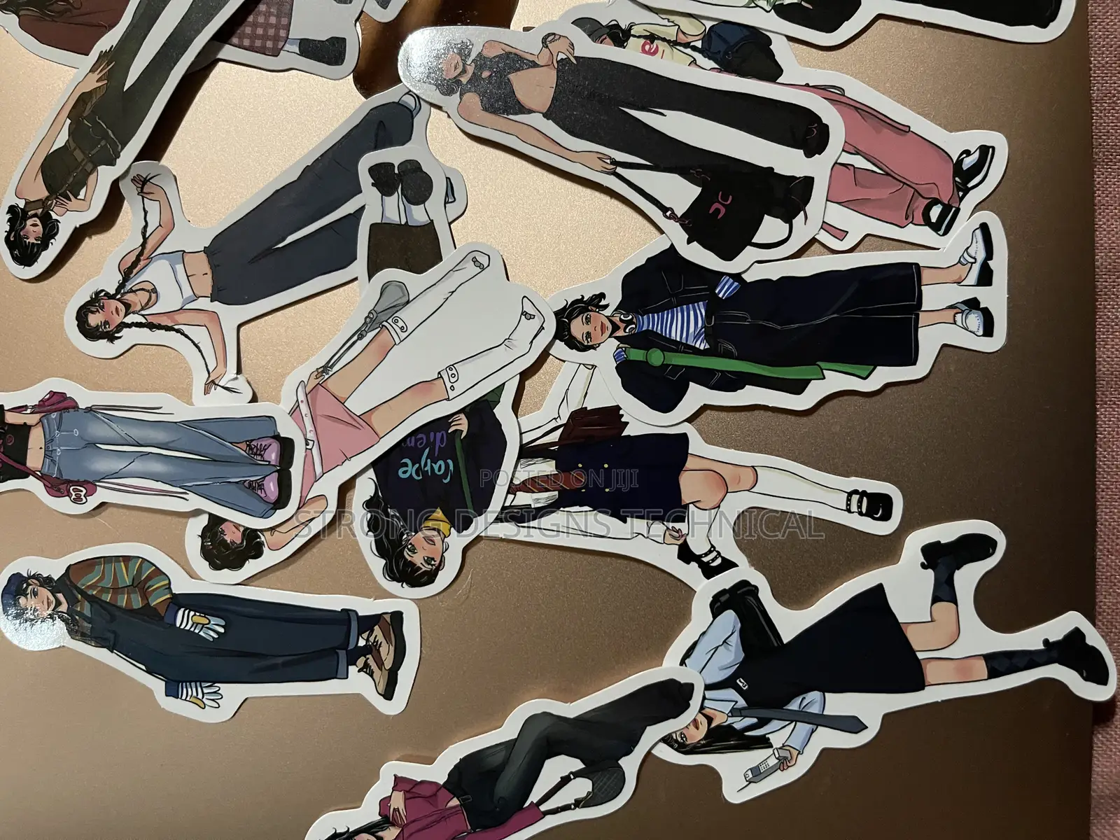 Cool Girl Stickers Stickers for Book Covers/ Laptops/ Playstation