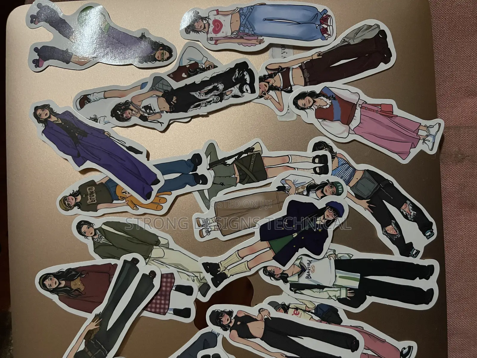 Cool Girl Stickers Stickers for Book Covers/ Laptops/ Playstation
