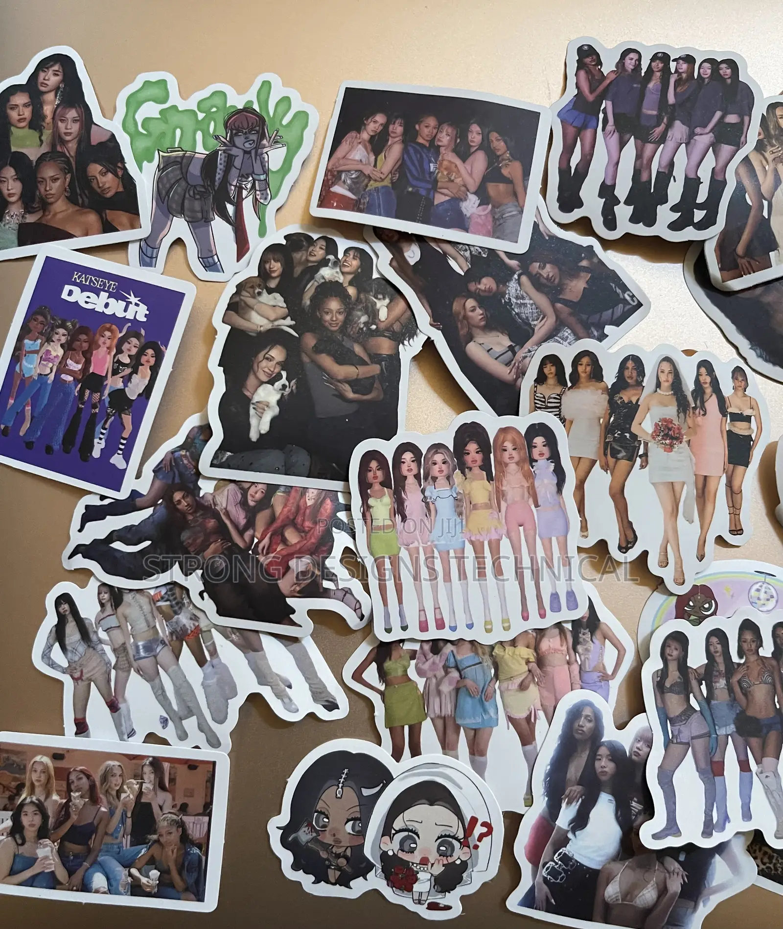 Kpop Katseye Sticker for Laptops/ Mirrors / Phones / Bottles
