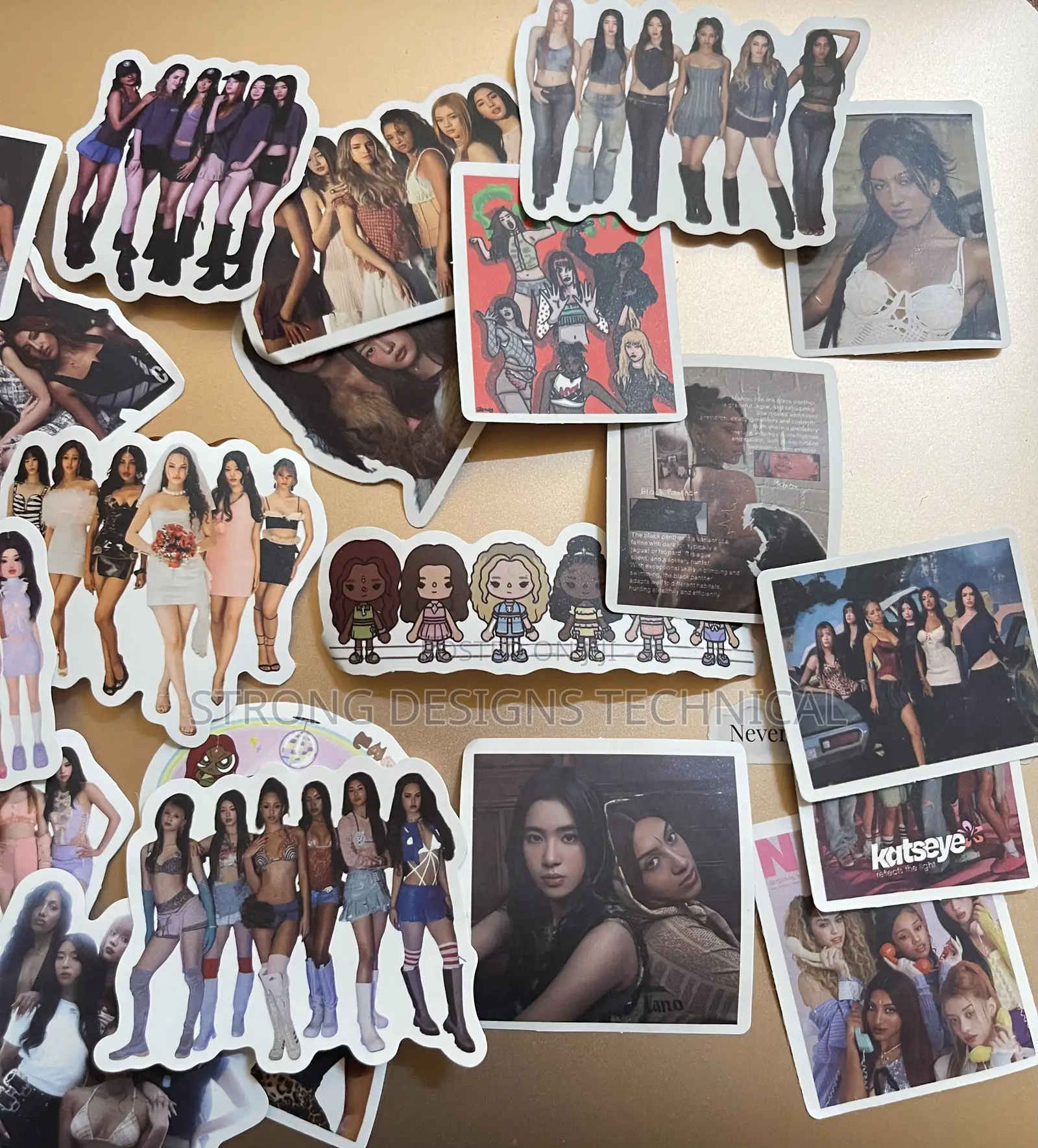 Kpop Katseye Sticker for Laptops/ Mirrors / Phones / Bottles