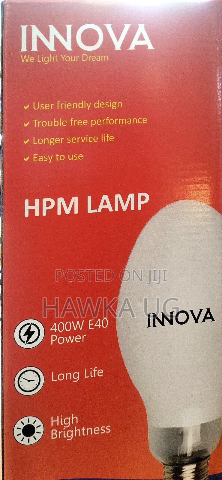 400w Innova HPM Lamp Grasshoppers
