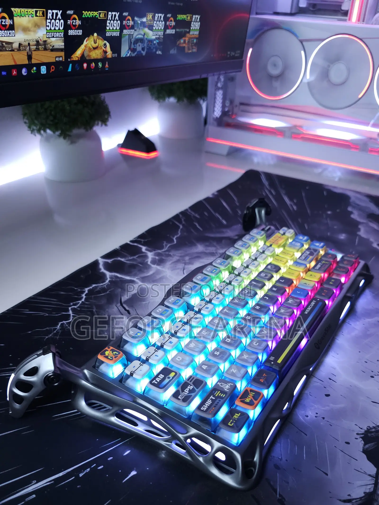 Gravastar Premium Mechanical RGB Wireless Keyboard