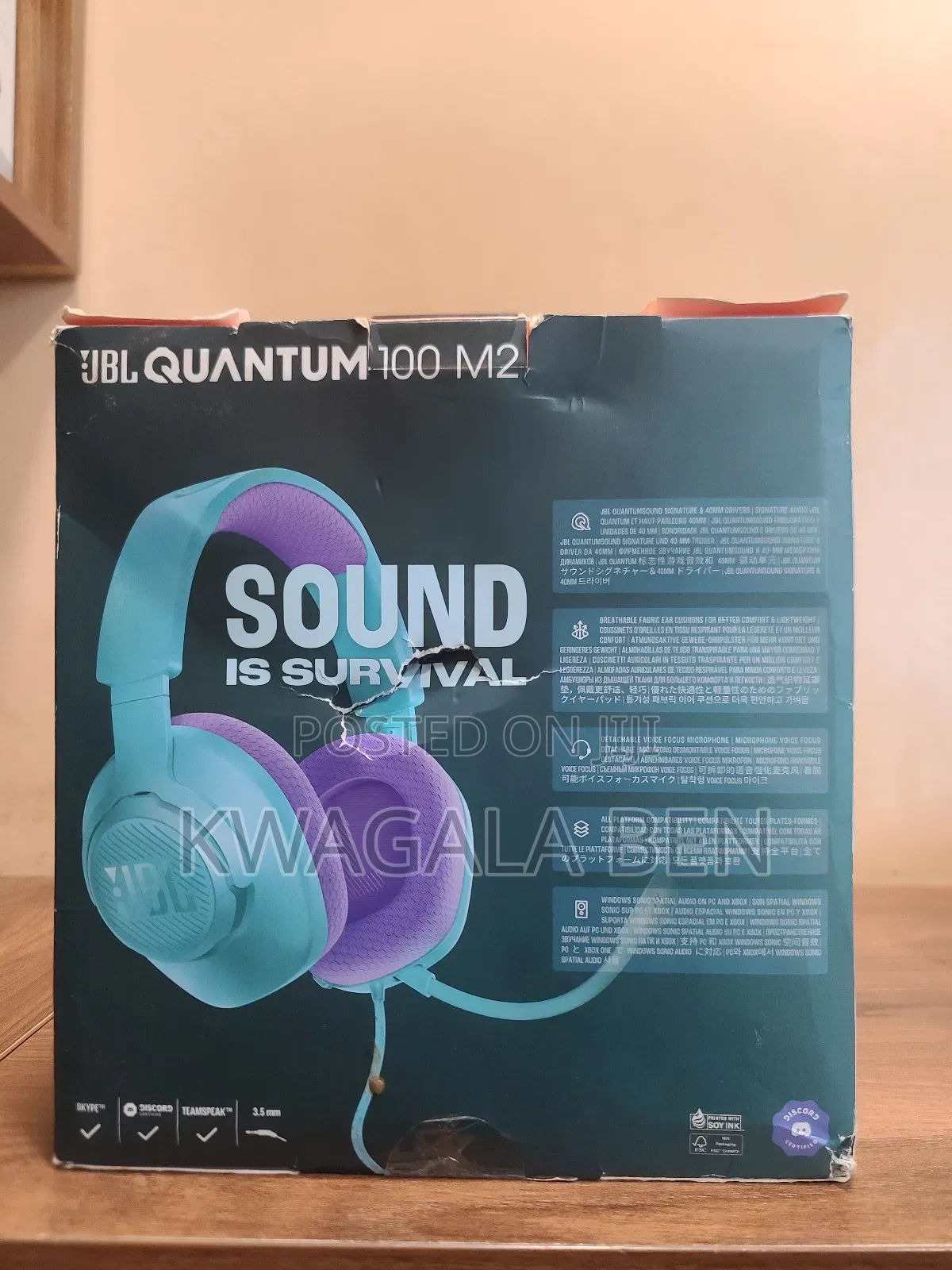 JBL Quantum 100 M2 Headphone