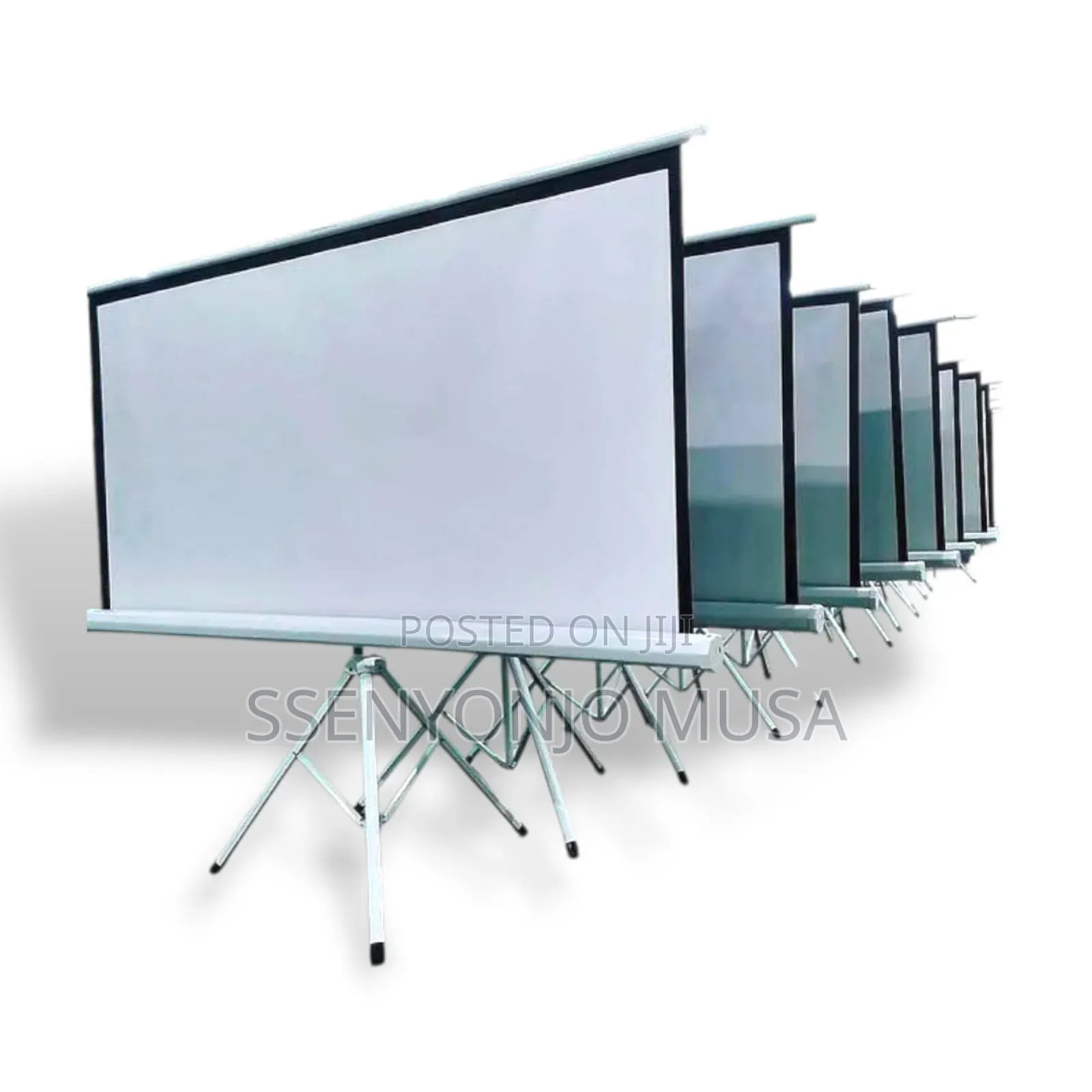 Nobo Manual Projector Screen With Tripod Stand, 200x200mm, White